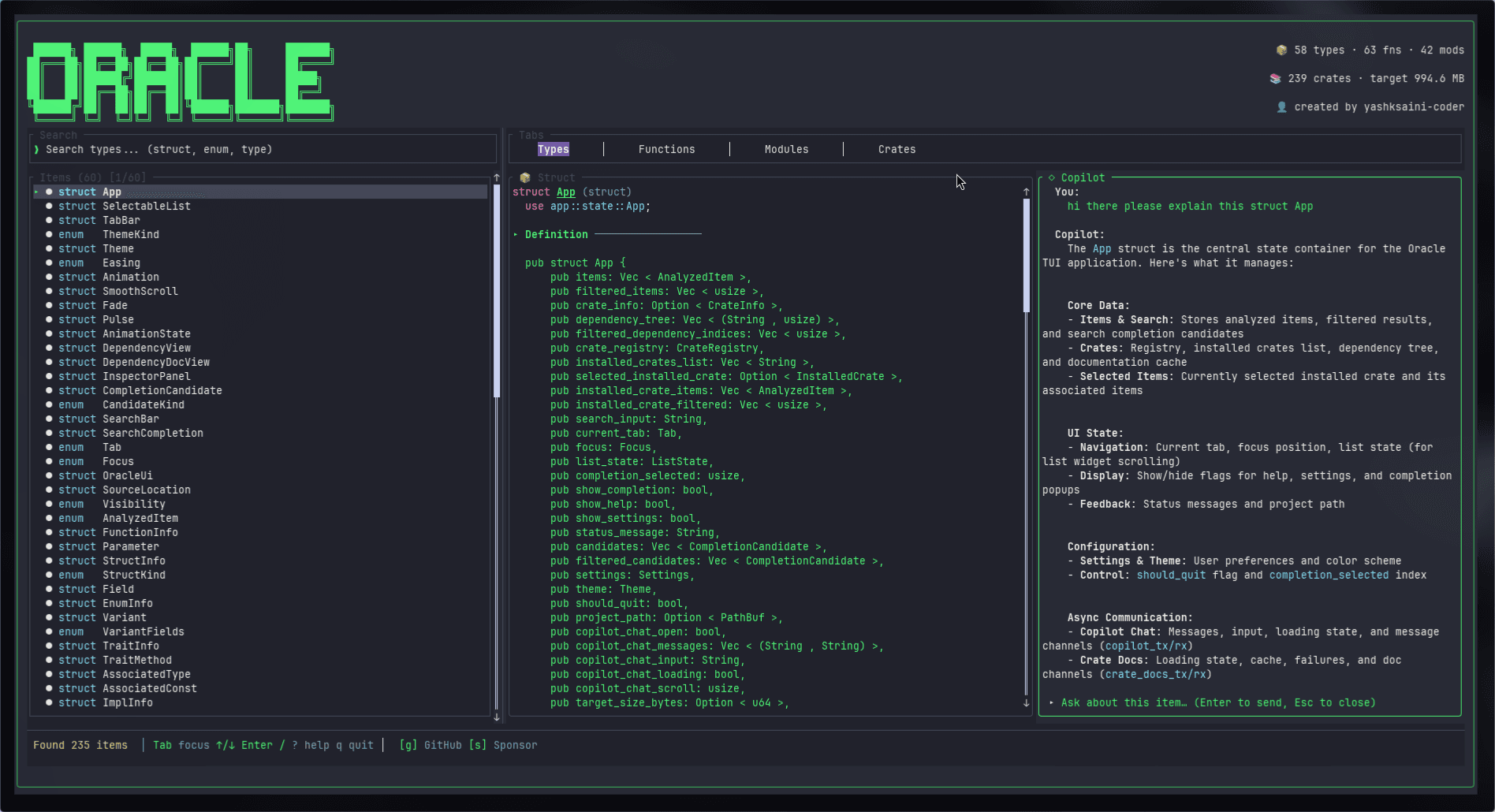 Oracle Copilot integration